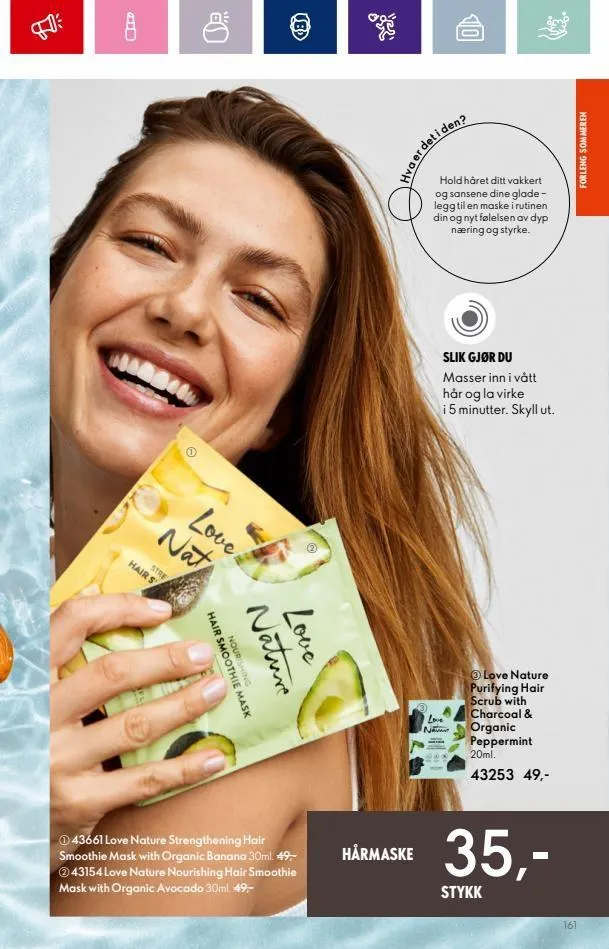 Oriflame kundeavis til 12.09.2023 fra 31. august til 12. september 2023 - kundeavisside 161