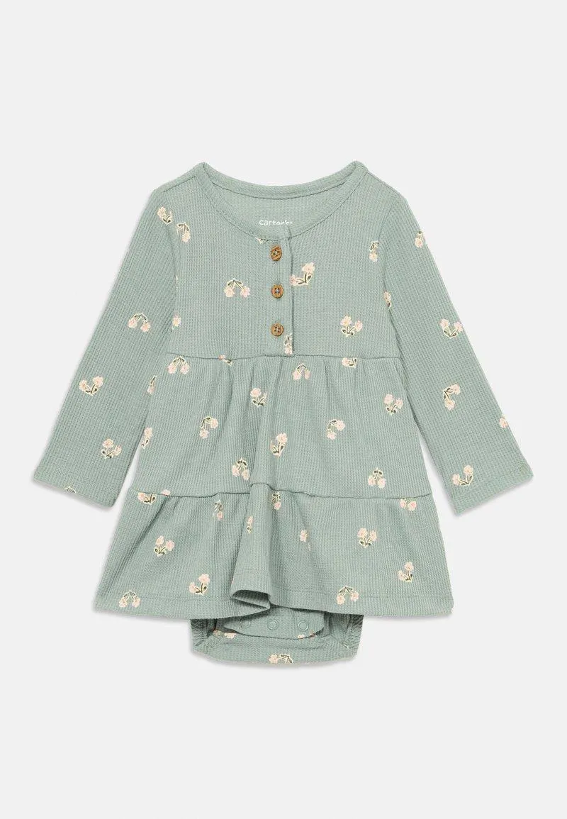 DRESS - Jerseykjole - green