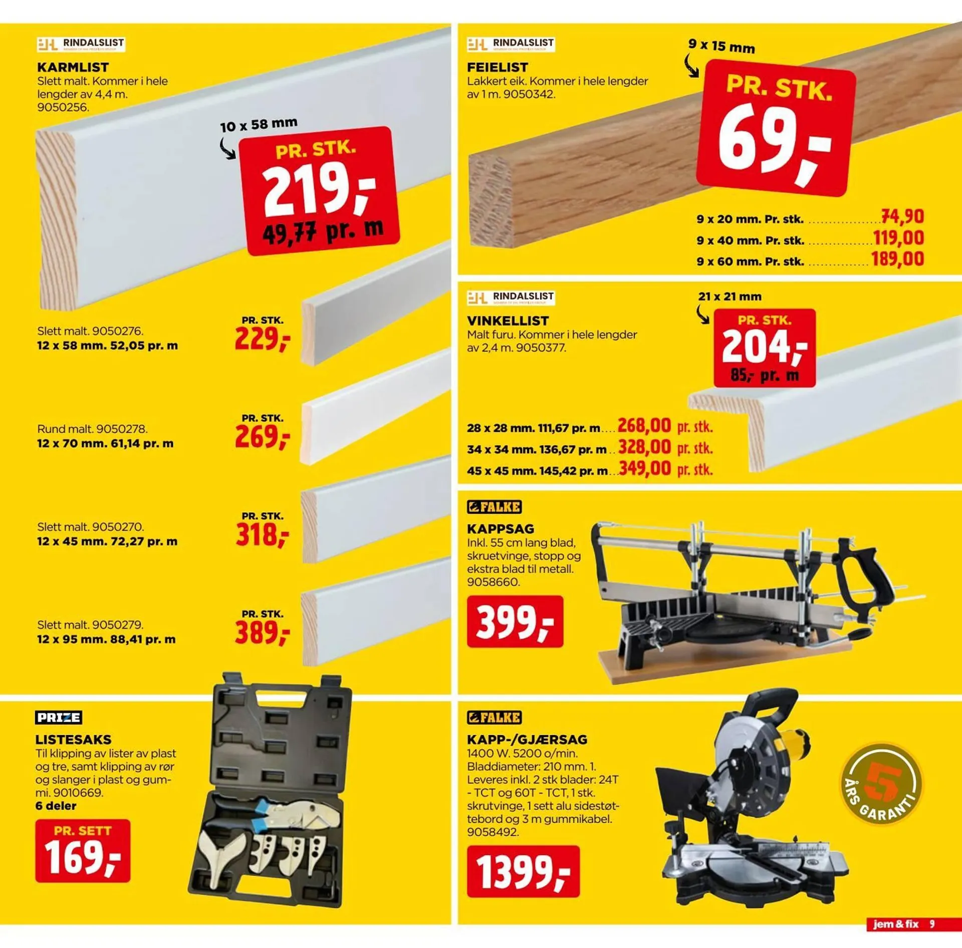 jem & fix Kundeavis fra 31. desember til 11. januar 2025 - kundeavisside 9