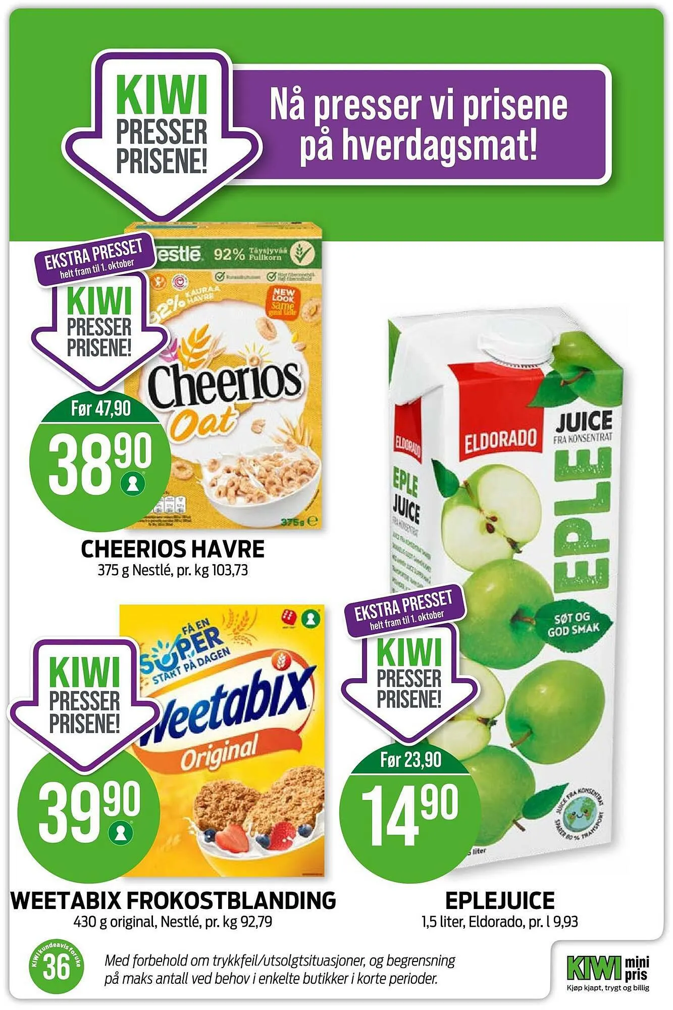 Kiwi Kundeavis fra 3. september til 10. september 2023 - kundeavisside 3