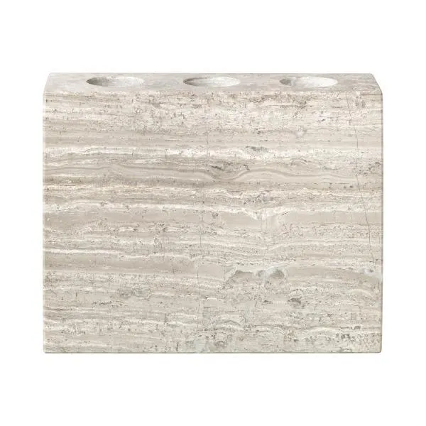 Lamura marmor tannbørsteholder 9,4 cm moonbeam