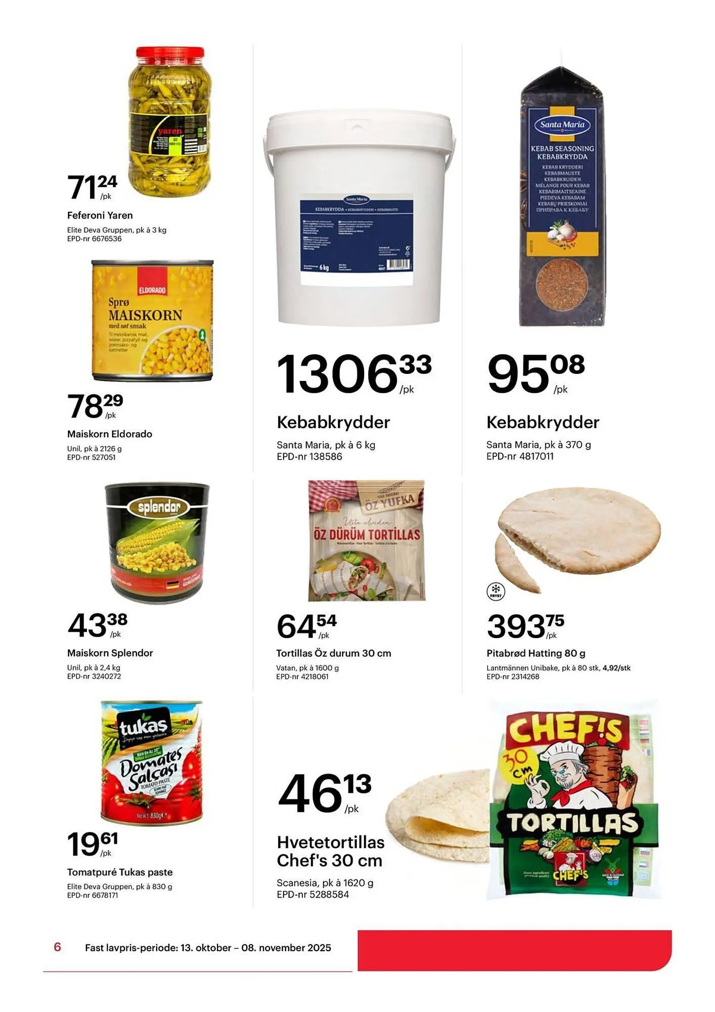 Storcash kundeavis fra 13. oktober til 8. november 2025 - kundeavisside 6