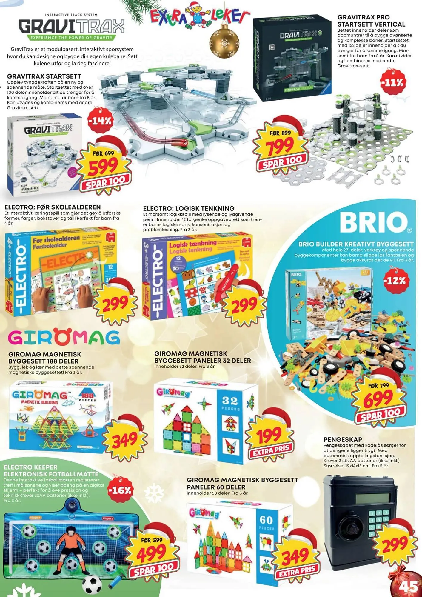 Extra Leker kundeavis fra 12. november til 24. desember 2025 - kundeavisside 45
