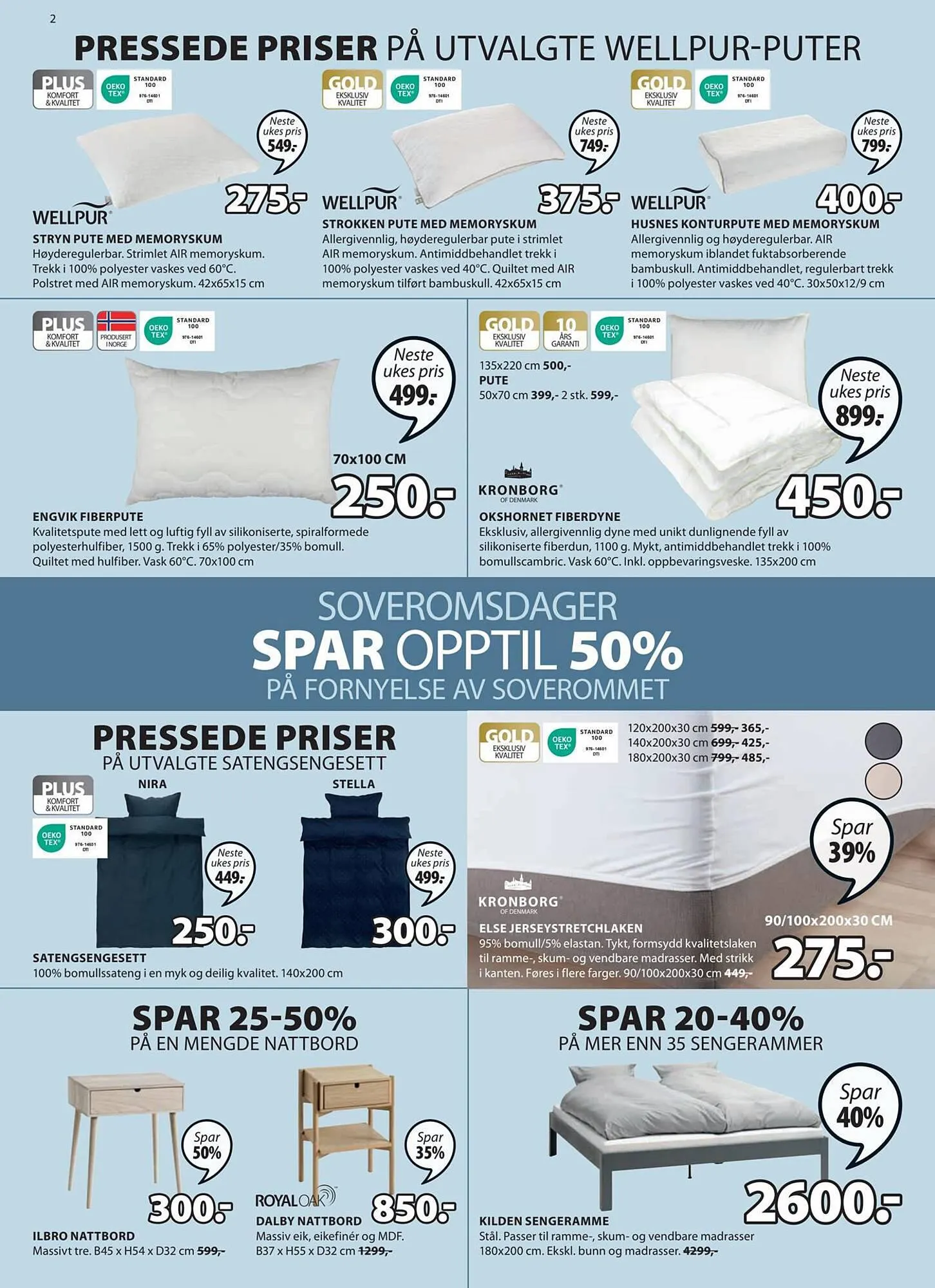 JYSK Kundeavis fra 17. september til 23. september 2023 - kundeavisside 2
