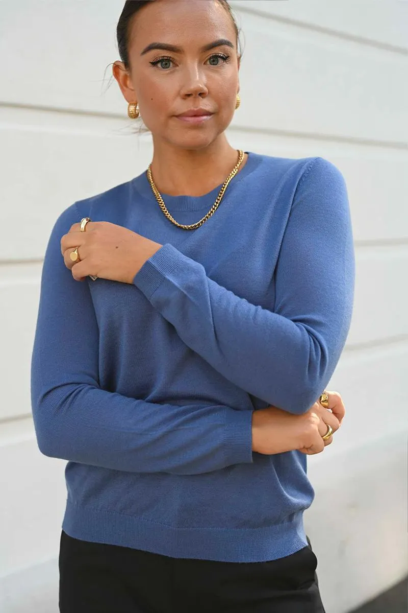 Else Sweater Pidgeo Blue