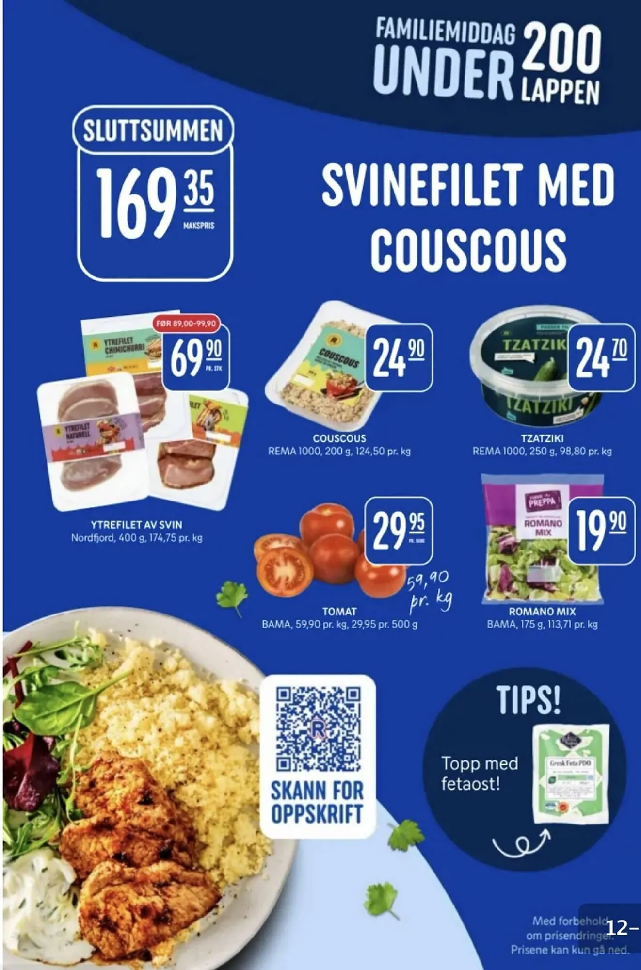 Rema 1000 kundeavis fra 11. mai til 16. mai 2026 - kundeavisside 12