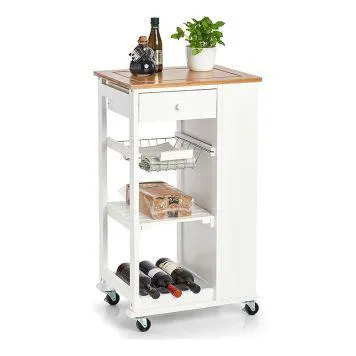 TRILLEBORD 50X37X86,5CM BAMBUS HVIT