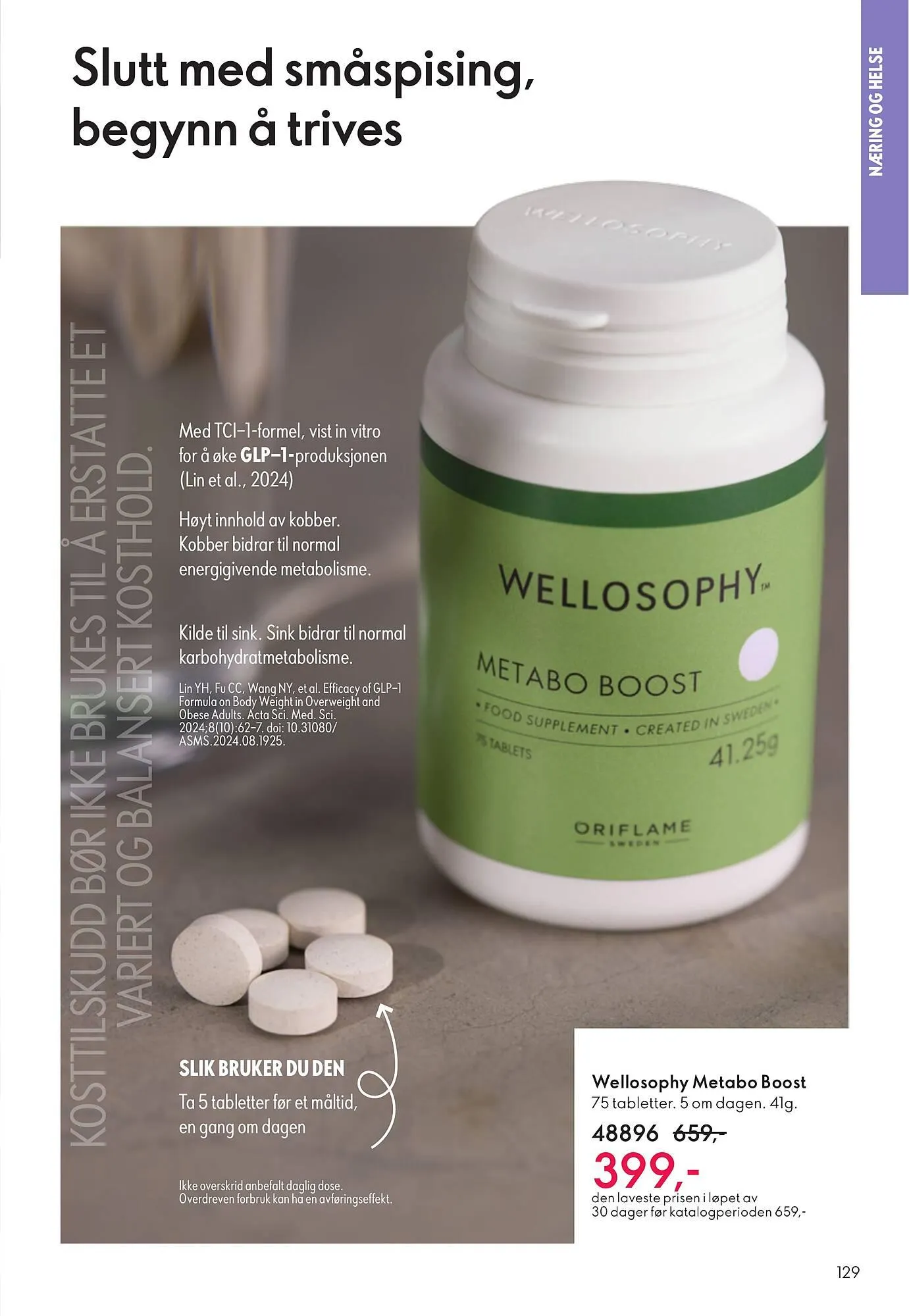 Oriflame katalog fra 2. desember til 9. desember 2025 - kundeavisside 129