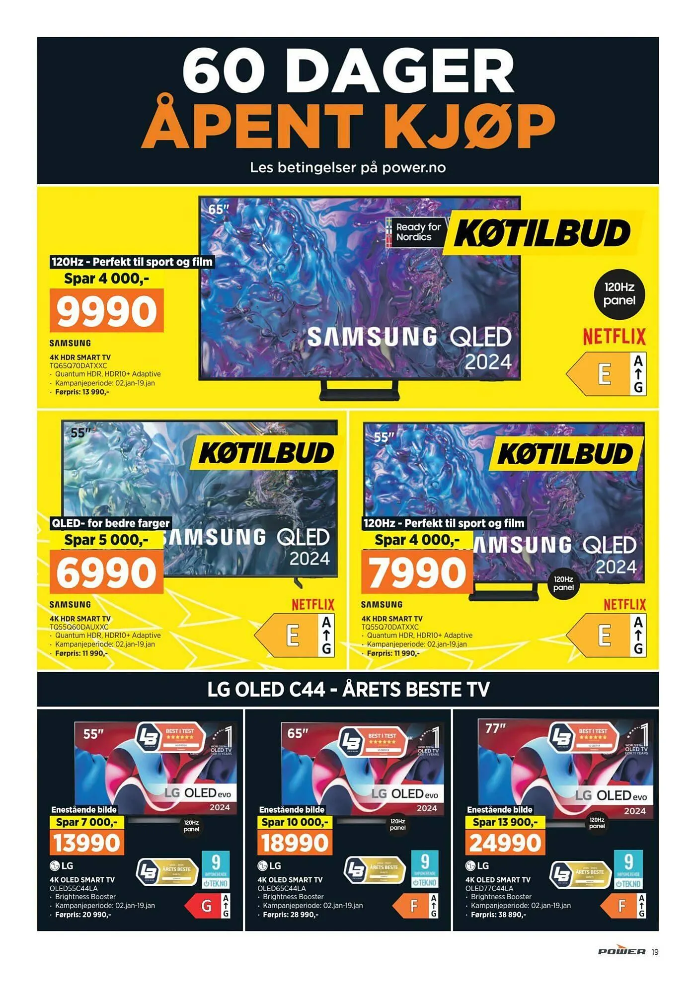 POWER Kundeavis fra 12. januar til 19. januar 2025 - kundeavisside 19