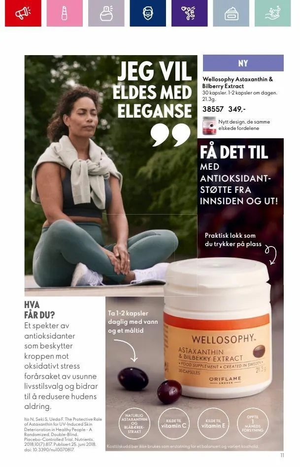 Oriflame kundeavis til 12.09.2023 fra 31. august til 12. september 2023 - kundeavisside 11
