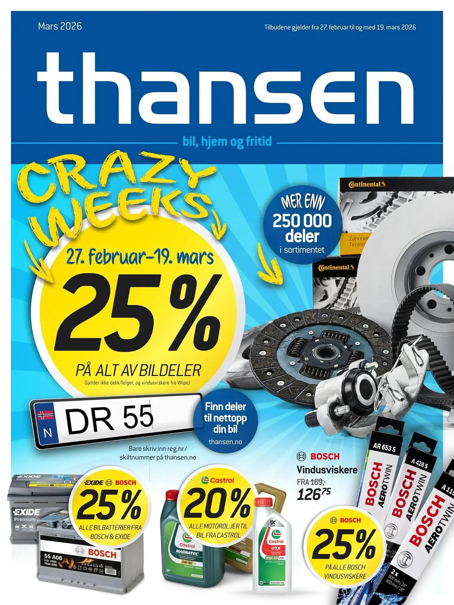 Thansen kundeavis fra 1. mars til 31. mars 2026 - kundeavisside 1