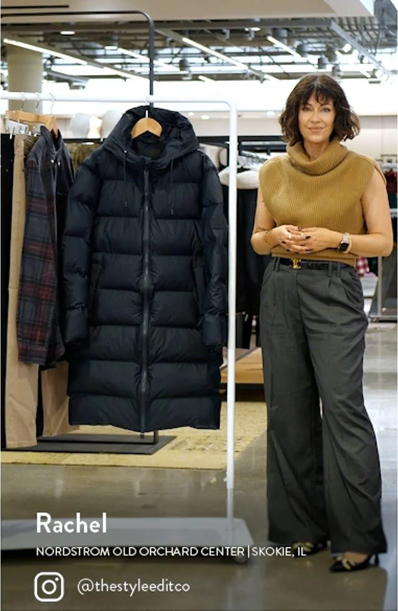 Alta Waterproof Long Hooded Puffer Coat