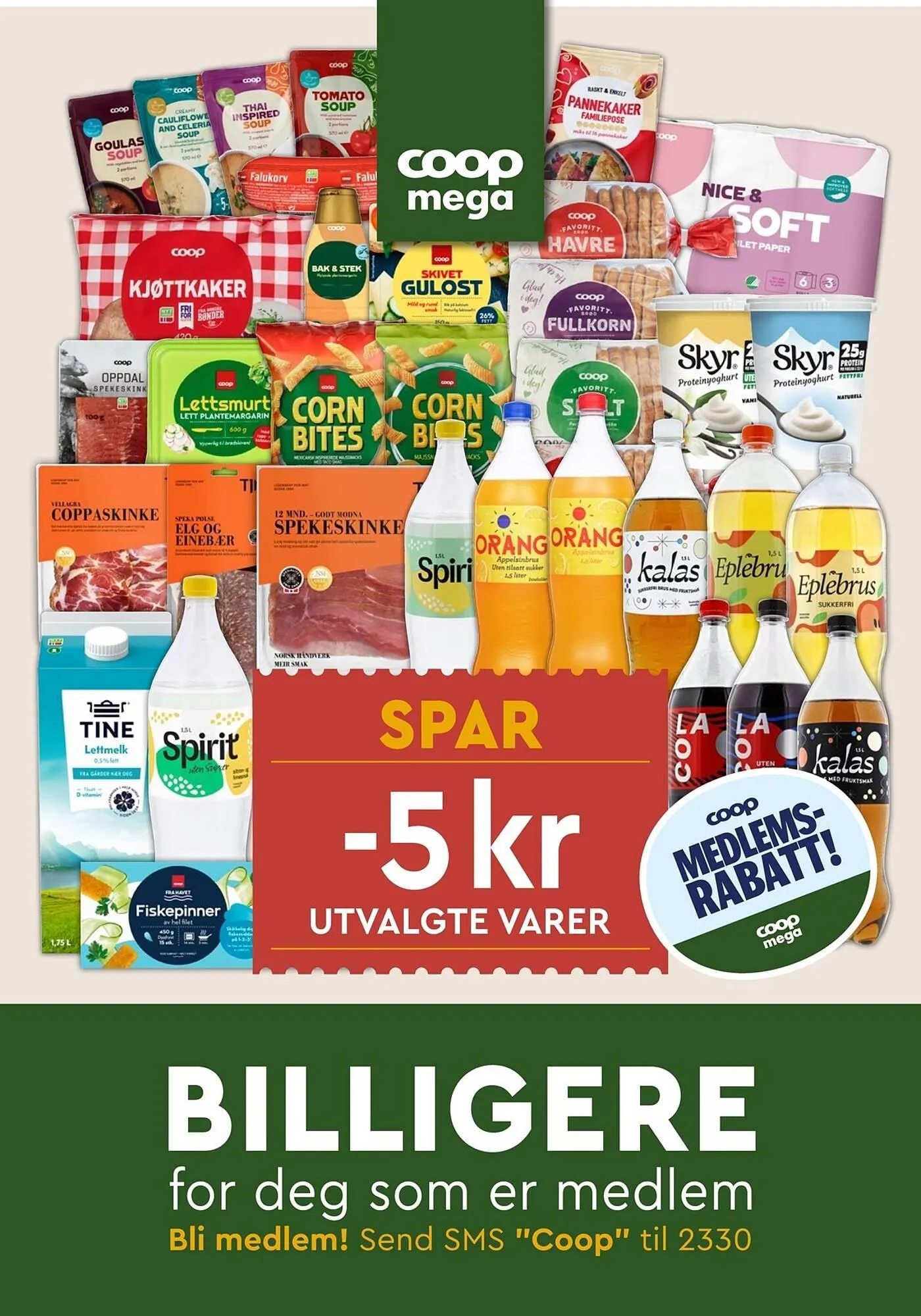 Coop Mega kundeavis fra 2. februar til 7. februar 2026 - kundeavisside 15