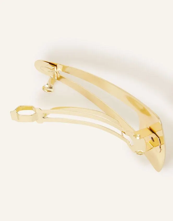 Brushed Metal Triangle Clip