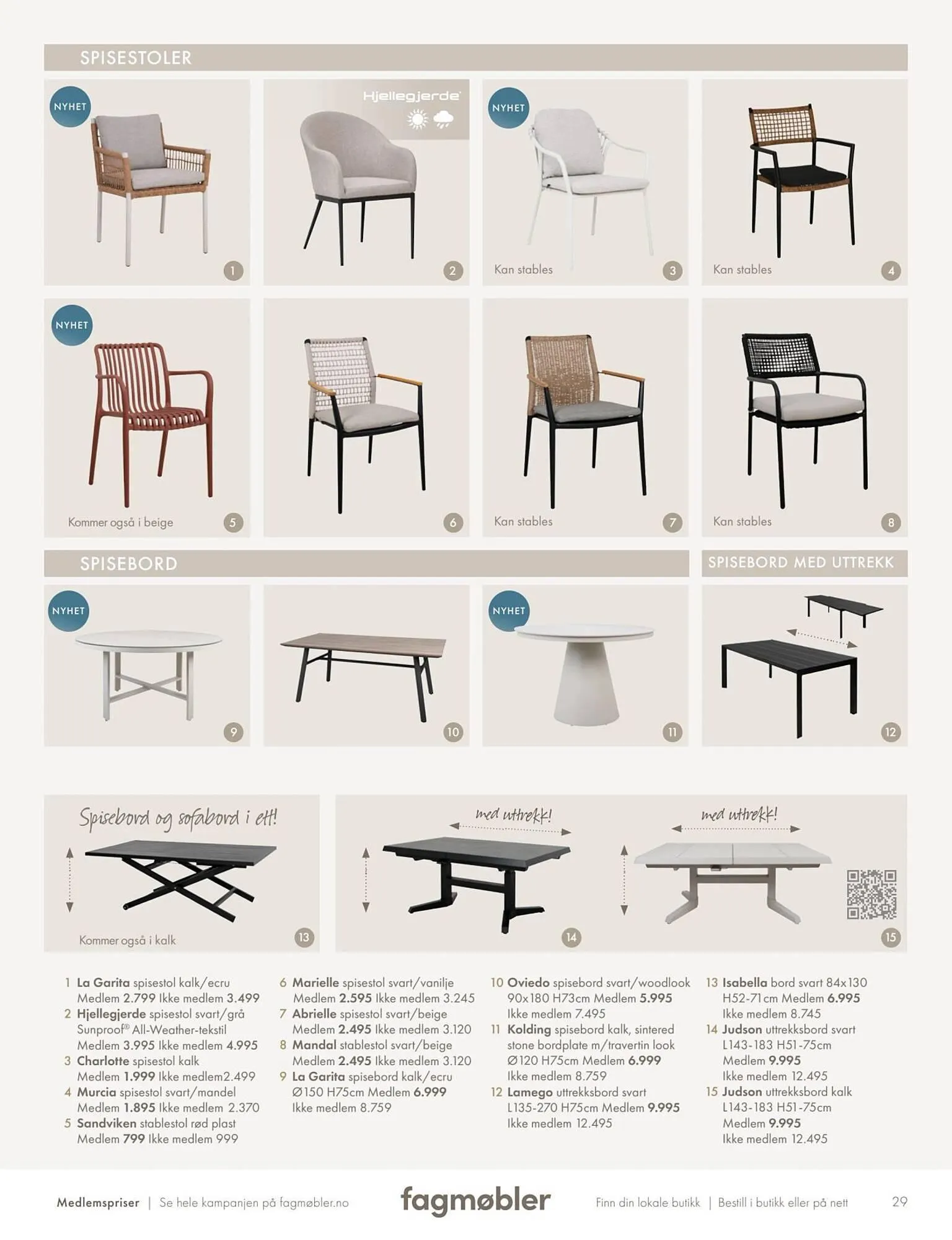 Fagmøbler kundeavis fra 1. april til 1. mai 2026 - kundeavisside 45