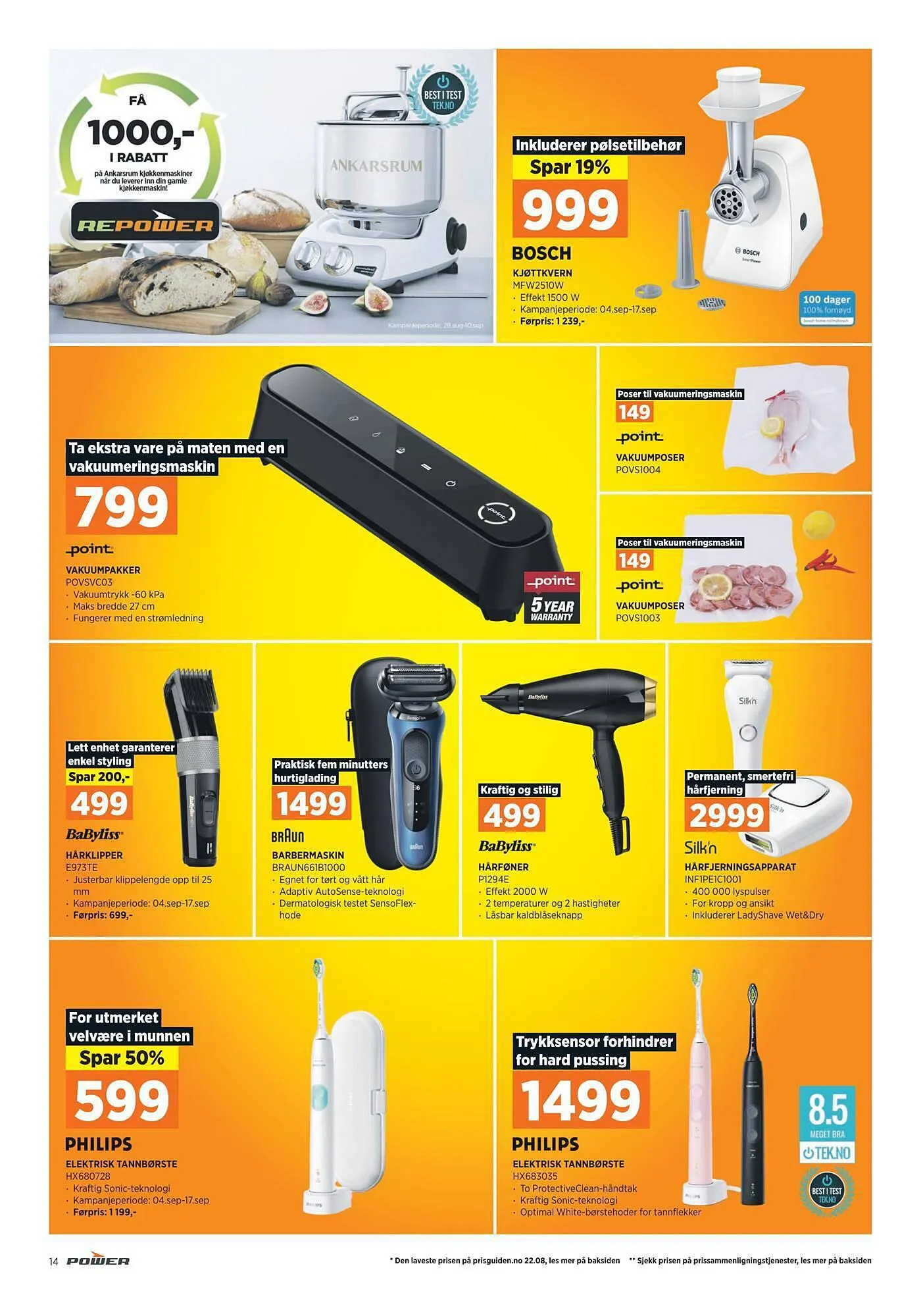 POWER Kundeavis fra 3. september til 10. september 2023 - kundeavisside 14