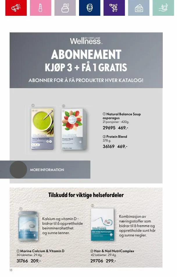 Oriflame kundeavis til 12.09.2023 fra 31. august til 12. september 2023 - kundeavisside 18