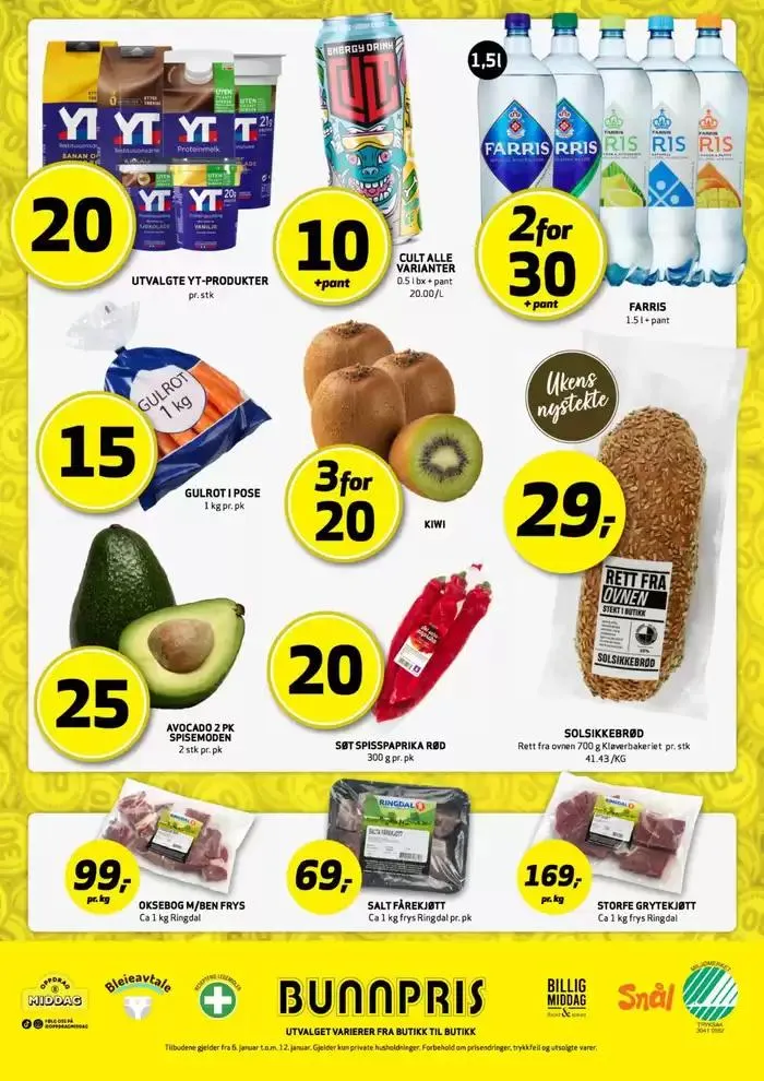 Topptilbud for alle kuppjegere fra 6. januar til 13. januar 2025 - kundeavisside 6