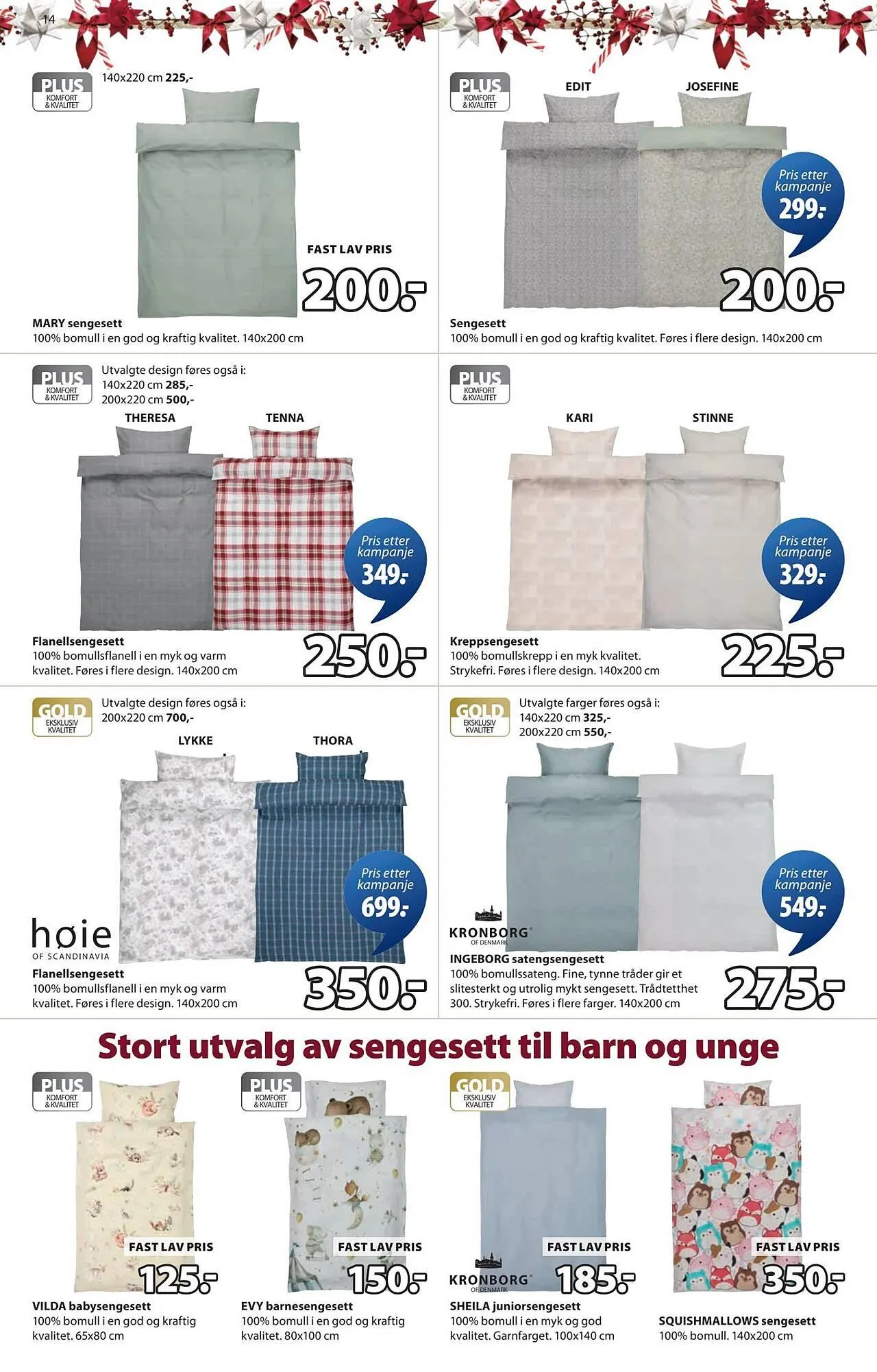 JYSK kundeavis fra 15. desember til 23. desember 2025 - kundeavisside 14