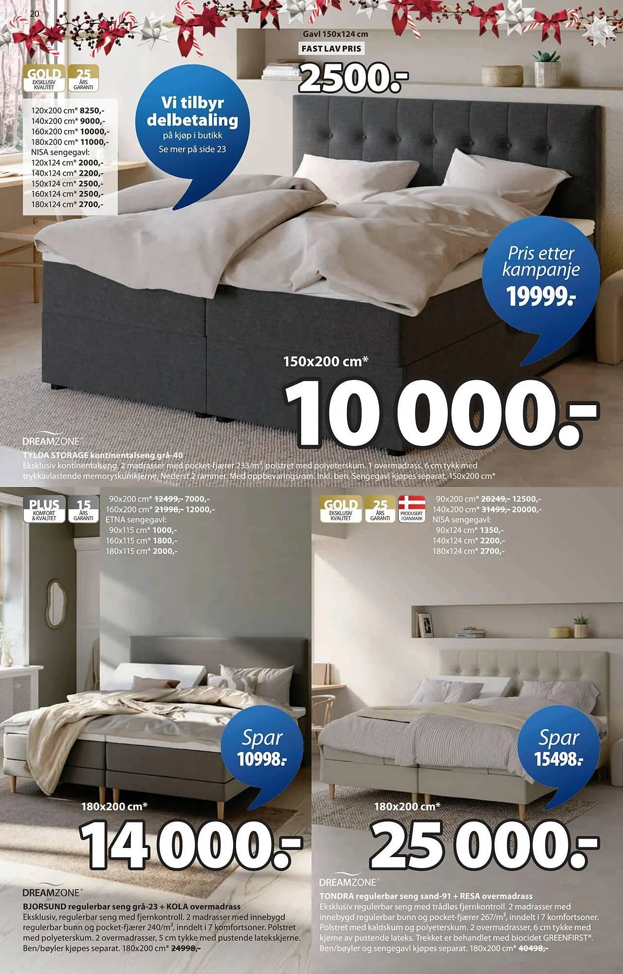 JYSK kundeavis fra 15. desember til 23. desember 2025 - kundeavisside 20