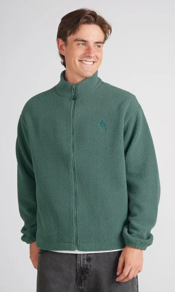 Fleece zip-jakke