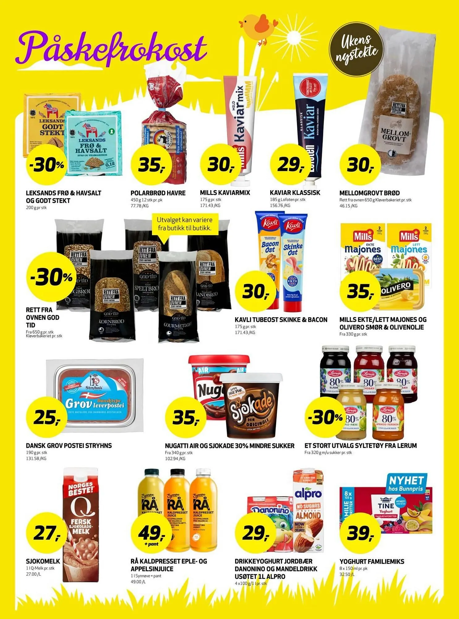 Bunnpris fra 16. mars til 22. mars 2026 - kundeavisside 9