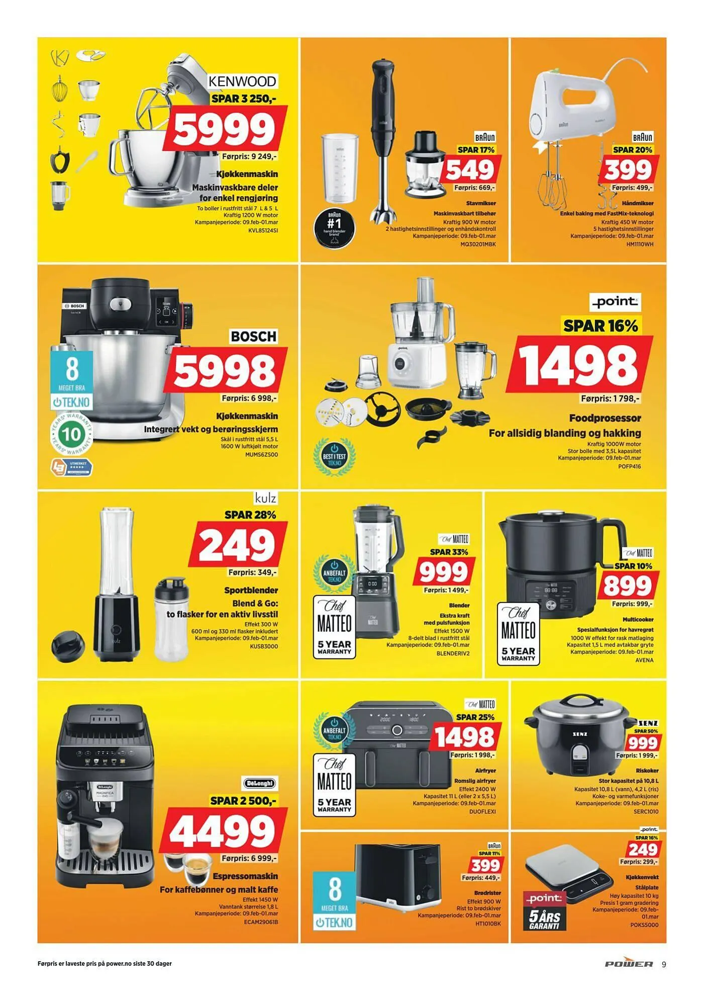 POWER kundeavis fra 23. februar til 2. mars 2026 - kundeavisside 9