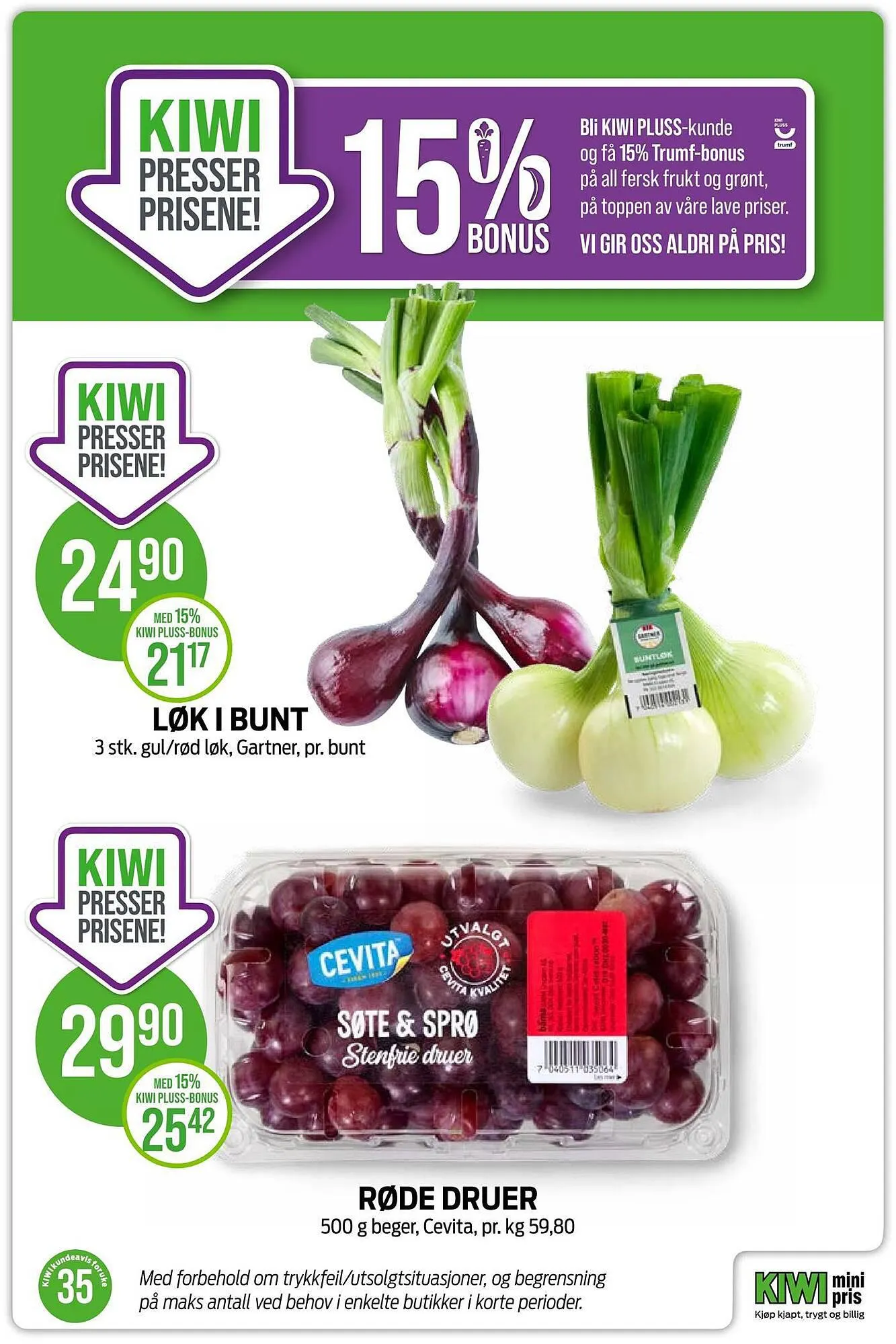 Kiwi Kundeavis fra 27. august til 3. september 2023 - kundeavisside 23