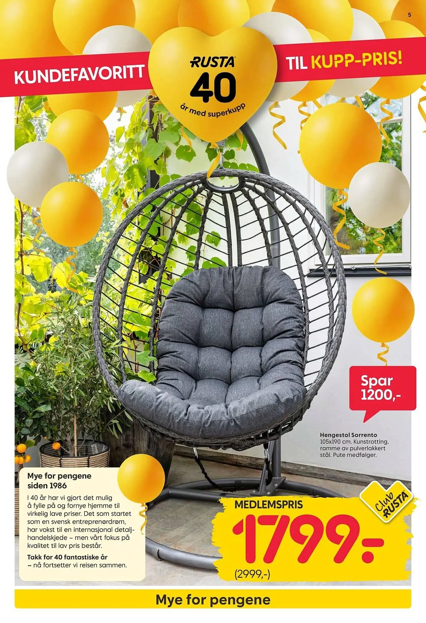 Rusta kundeavis fra 13. april til 19. april 2026 - kundeavisside 5