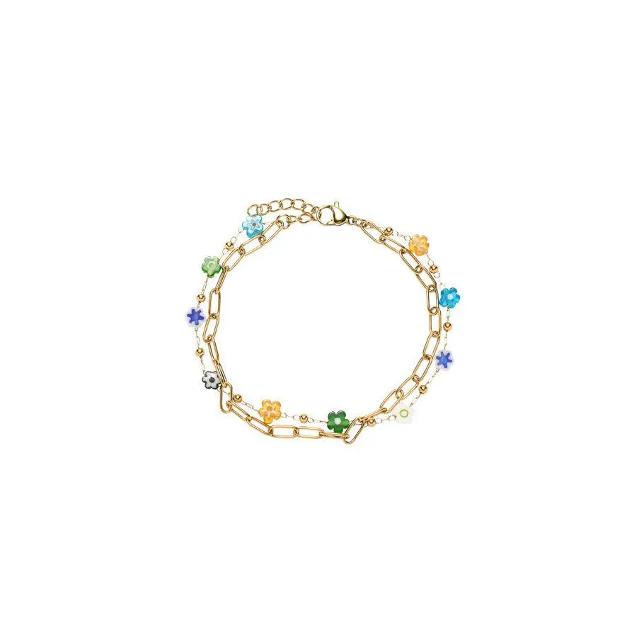 Armbånd Gullfarget Stål