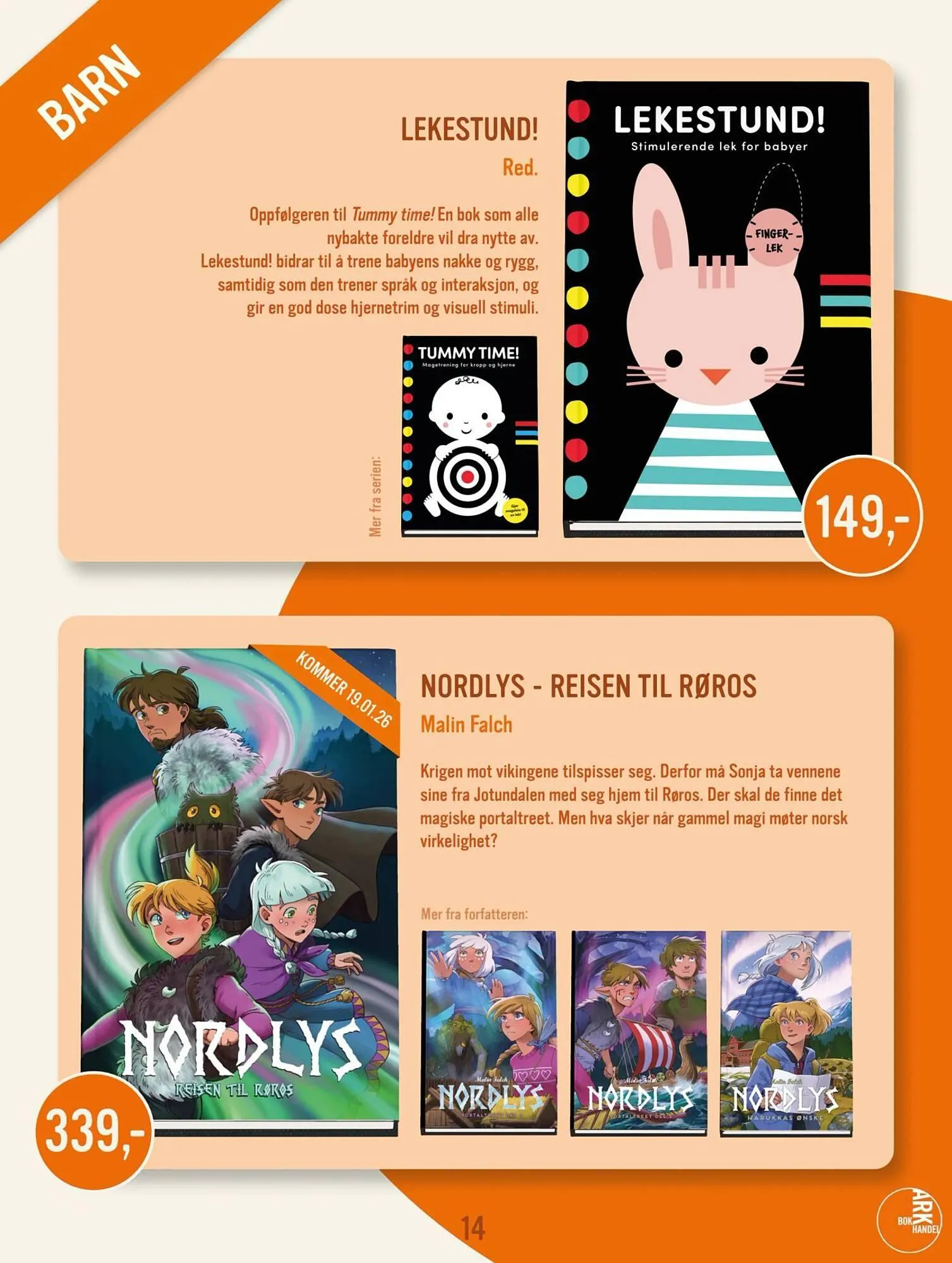 Ark Bokhandel kundeavis fra 4. januar til 1. februar 2026 - kundeavisside 14