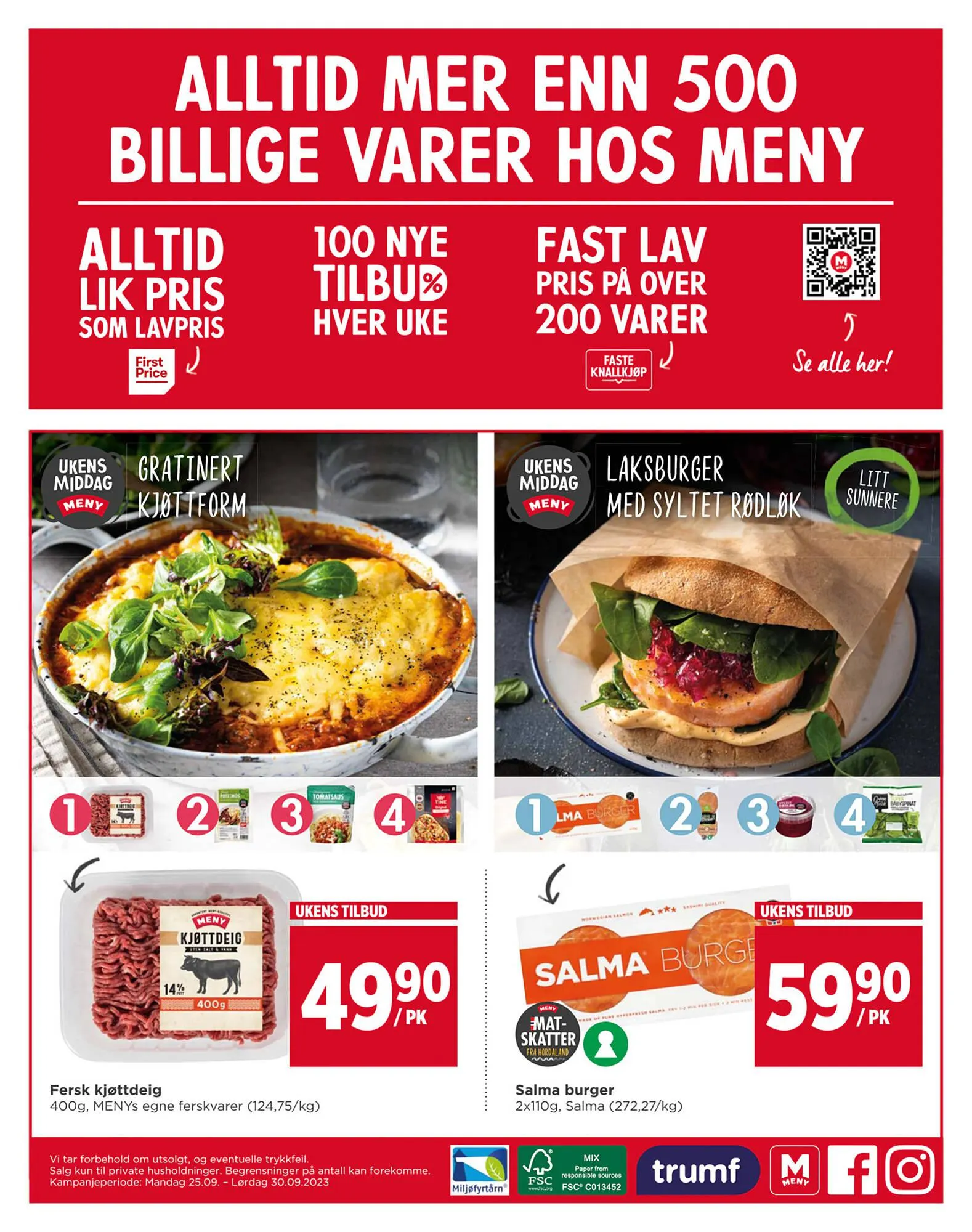 Meny Kundeavis fra 24. september til 27. september 2023 - kundeavisside 8