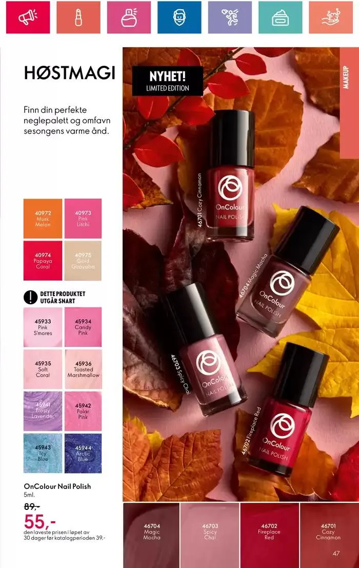 ORIFLAME Kundeavis fra 26. oktober til 9. november 2024 - kundeavisside 47