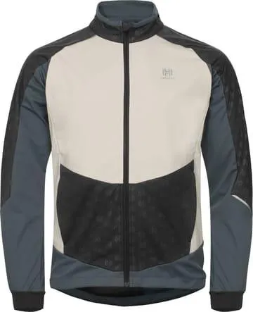 Hellner Men's Sårjås XC Ski Jacket Stormy Weather/Asphalt/Off White