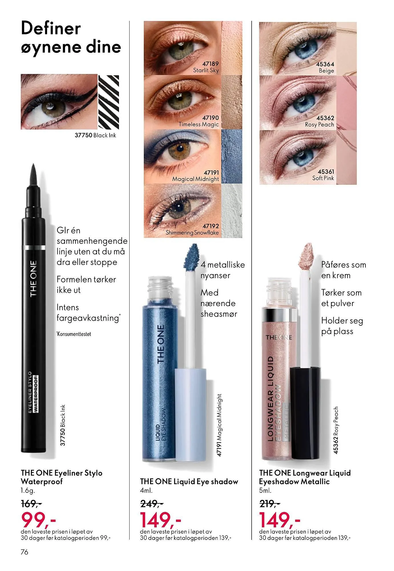 Oriflame katalog fra 11. mars til 31. mars 2026 - kundeavisside 76