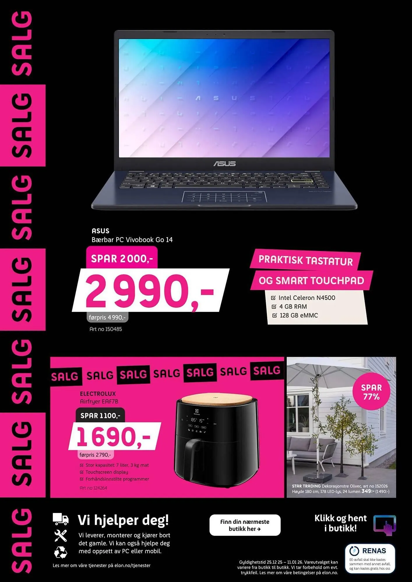 ELON kundeavis fra 25. desember til 12. januar 2026 - kundeavisside 12