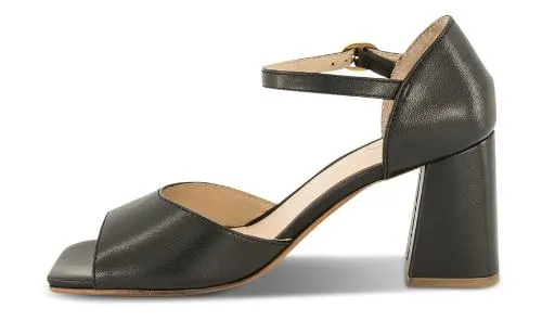 B&CO Damesandal med hæl Sort 4213102310