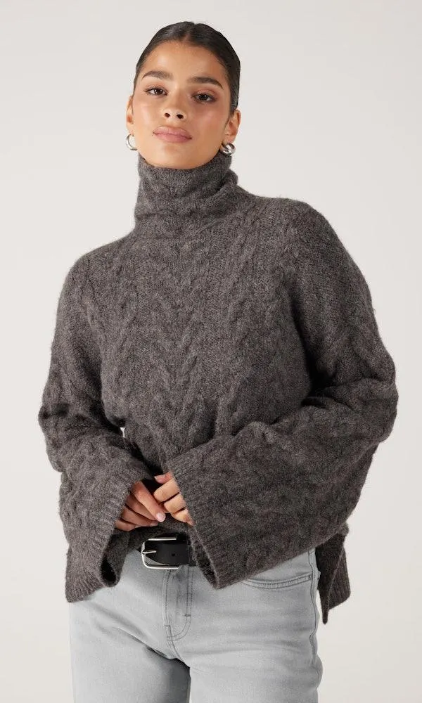 Cable Strikket Genser