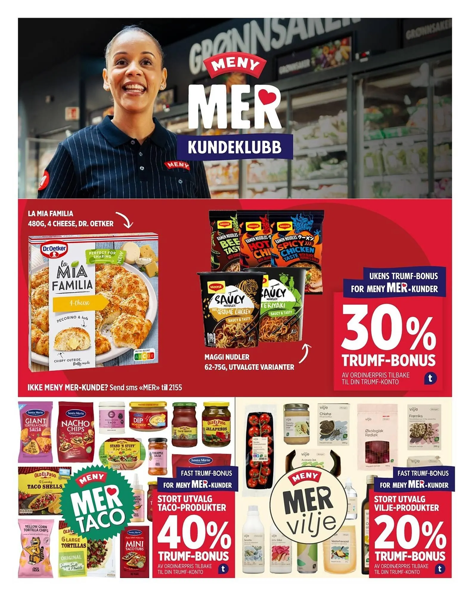 Meny kundeavis fra 2. mars til 7. mars 2026 - kundeavisside 9