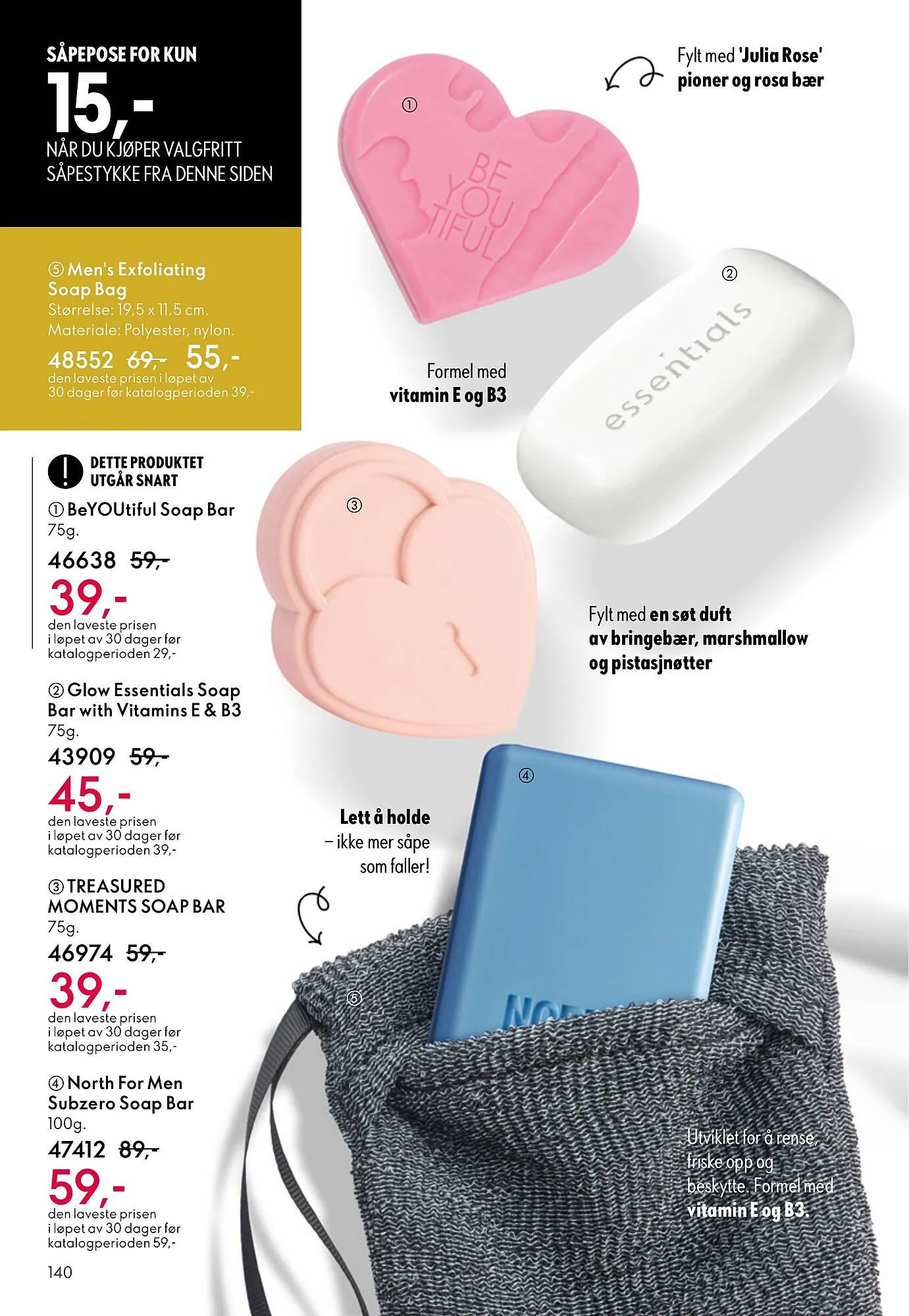 Oriflame katalog fra 1. april til 30. april 2026 - kundeavisside 140