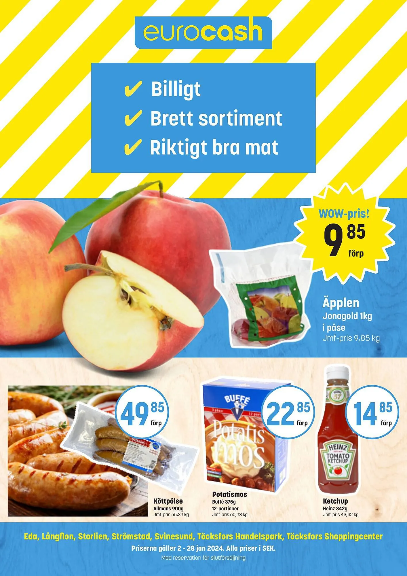 eurocash Kundeavis fra 2. januar til 28. januar 2024 - kundeavisside 