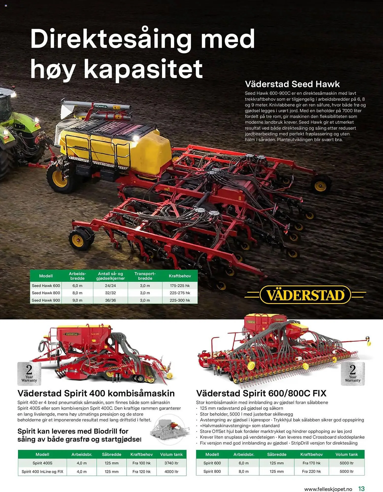 Felleskjøpet kundeavis fra 18. mars til 31. desember 2026 - kundeavisside 13