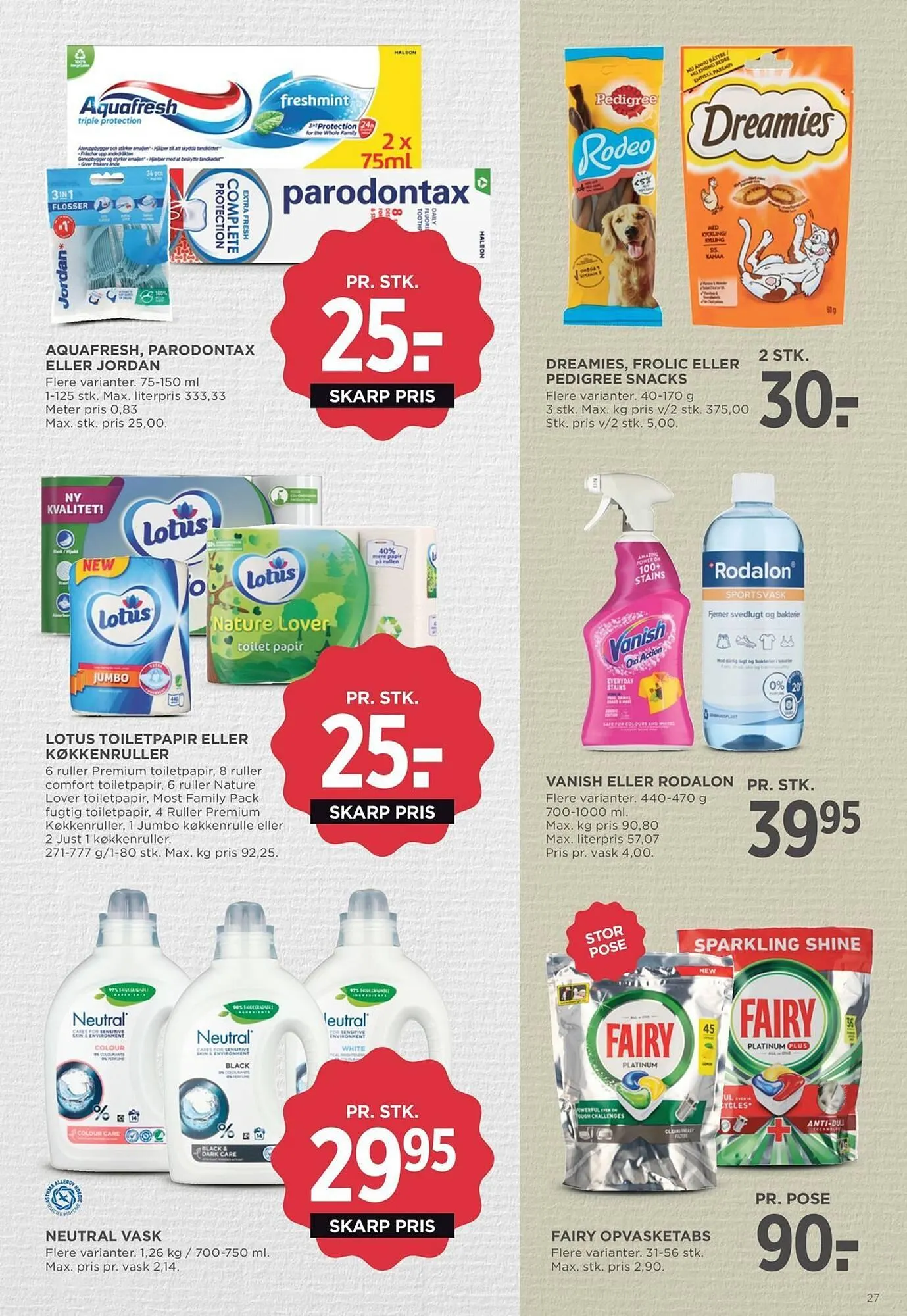 Meny kundeavis fra 27. mars til 4. april 2026 - kundeavisside 42