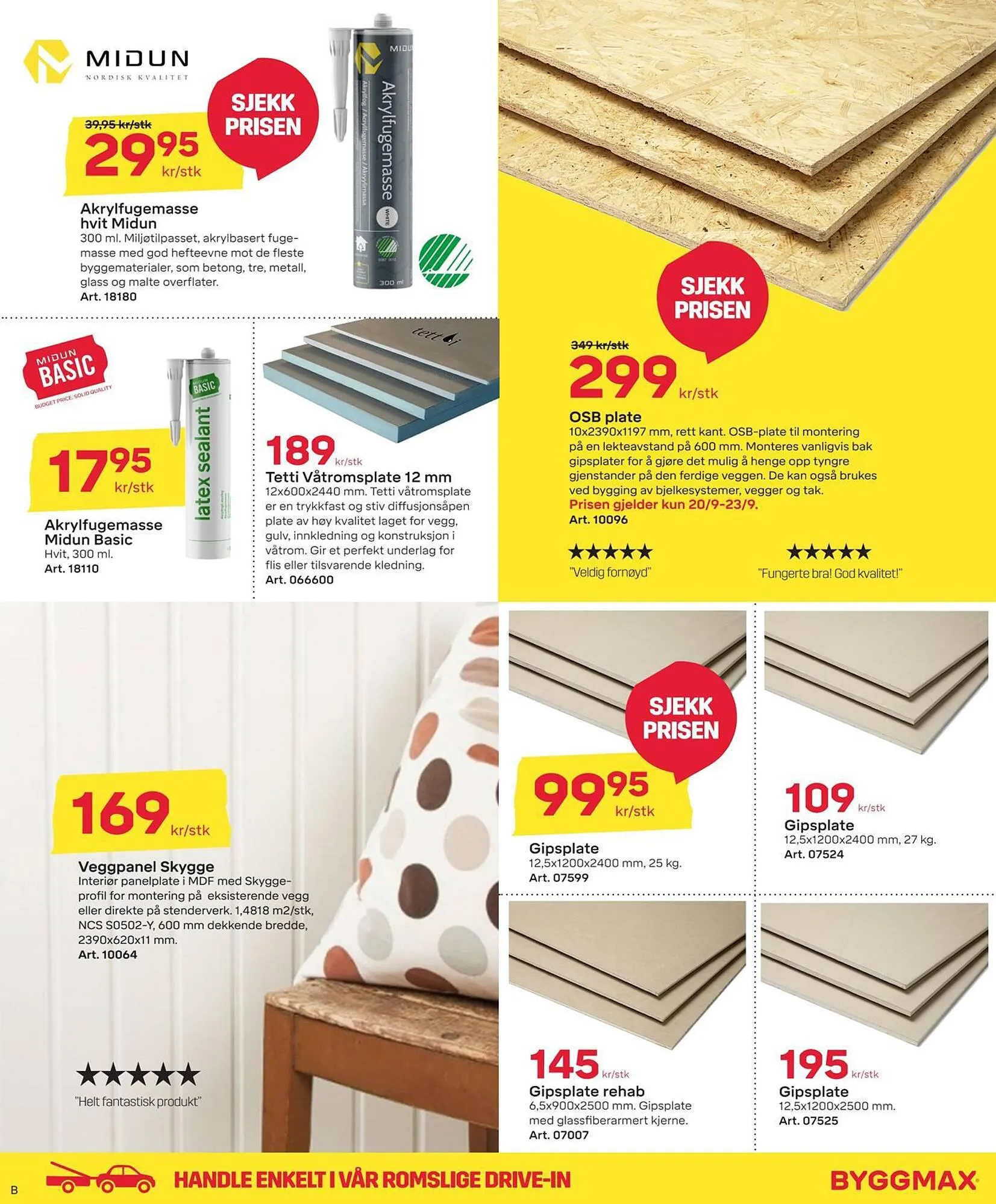 Byggmax Kundeavis fra 19. september til 5. oktober 2023 - kundeavisside 7