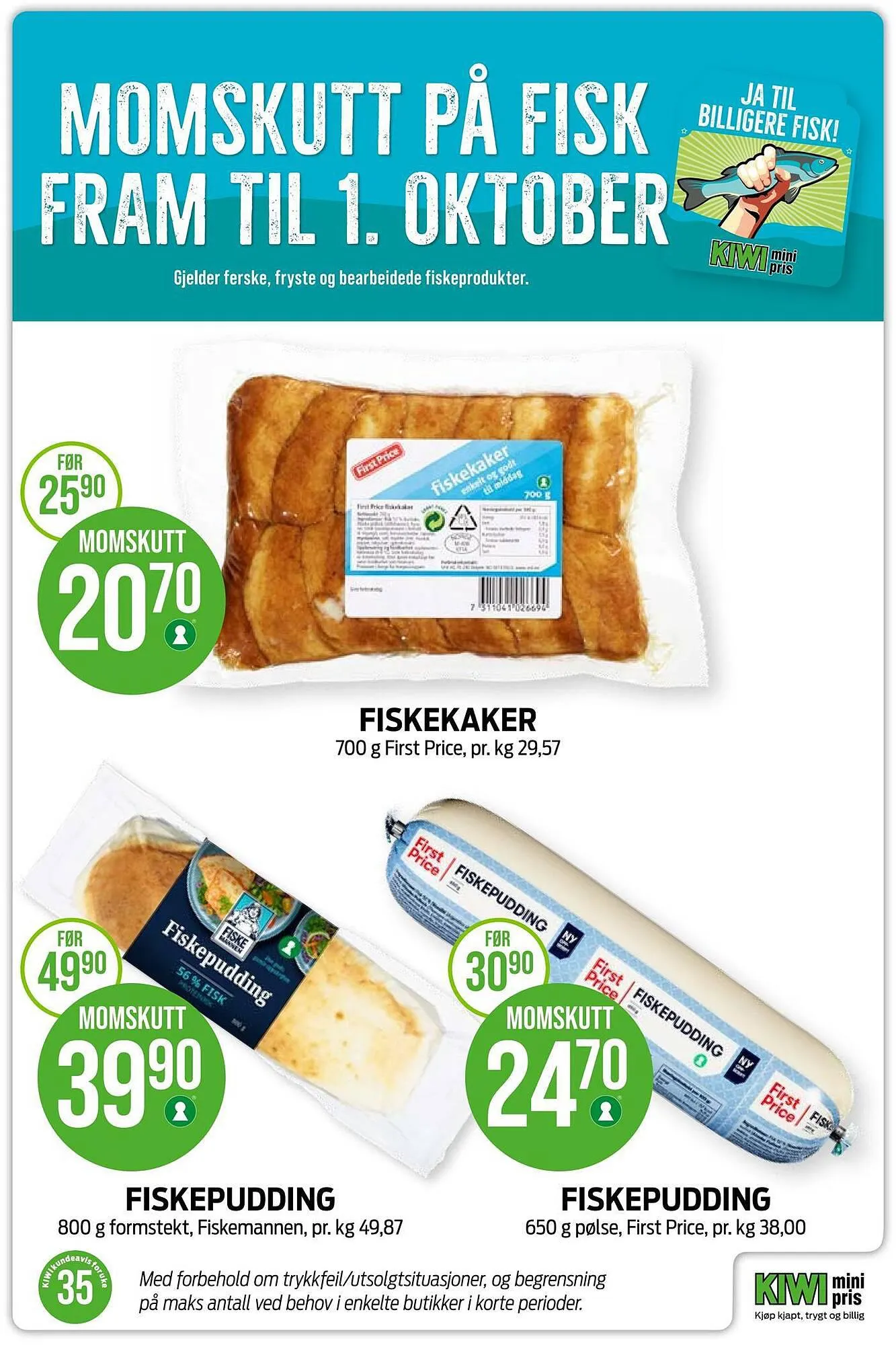 Kiwi Kundeavis fra 27. august til 3. september 2023 - kundeavisside 13