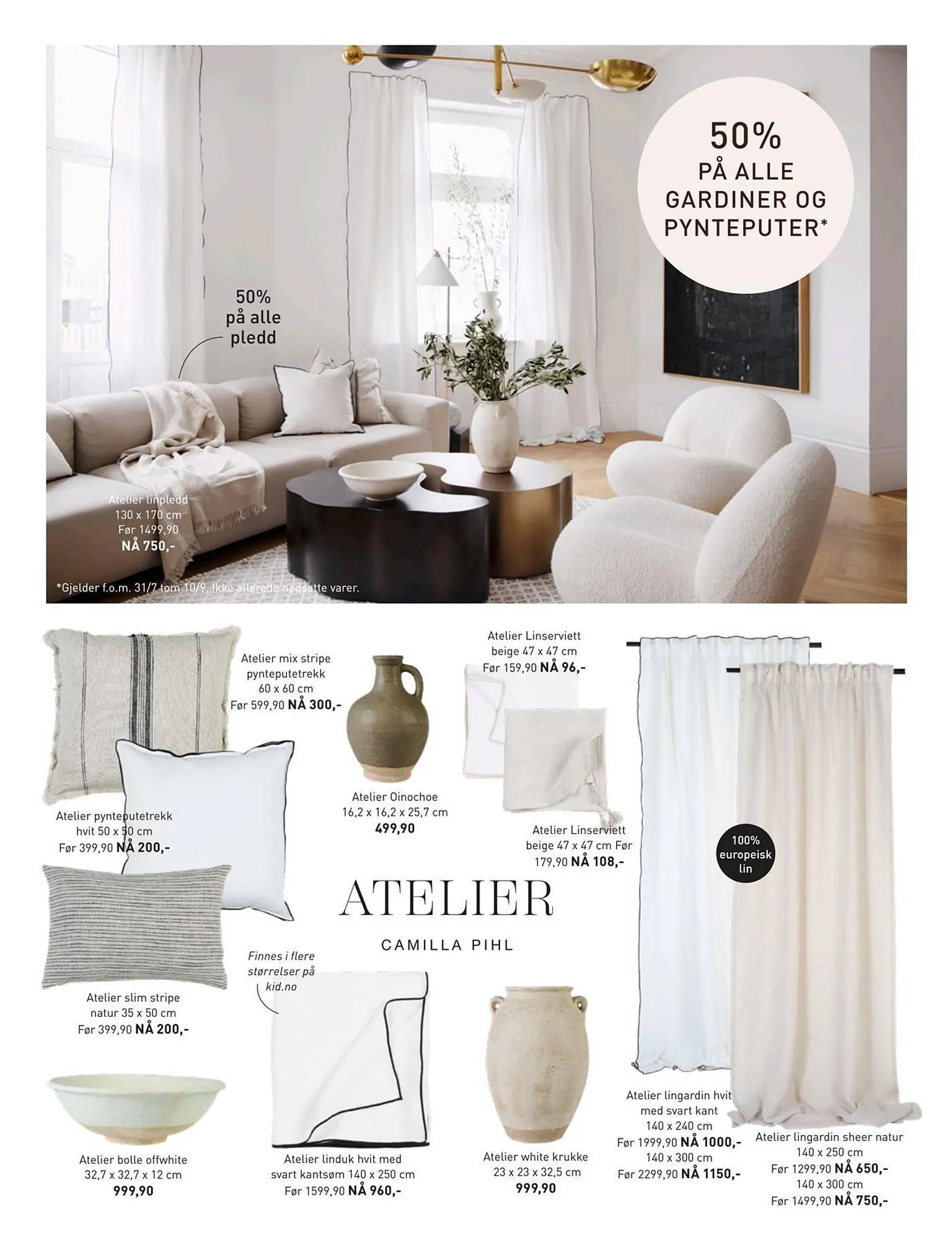 Kid Interiør Kundeavis fra 13. august til 27. august 2023 - kundeavisside 2