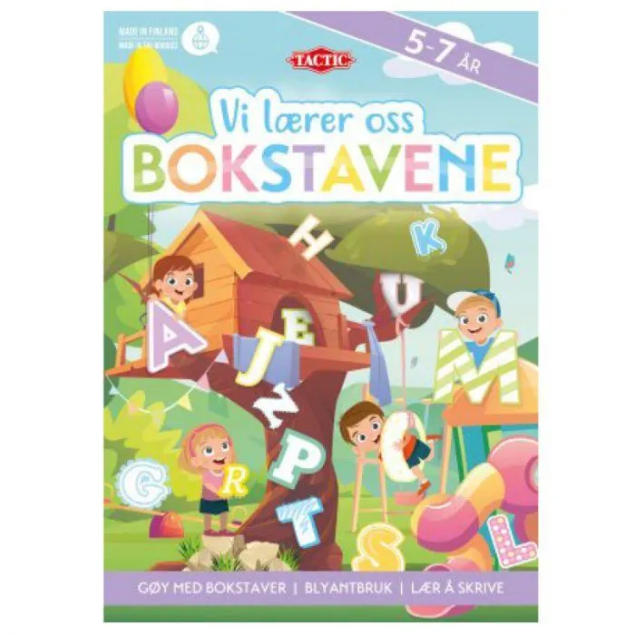 Tactic Aktivitetsbok Vi Lærer Oss: Bokstavene 5-7 år
