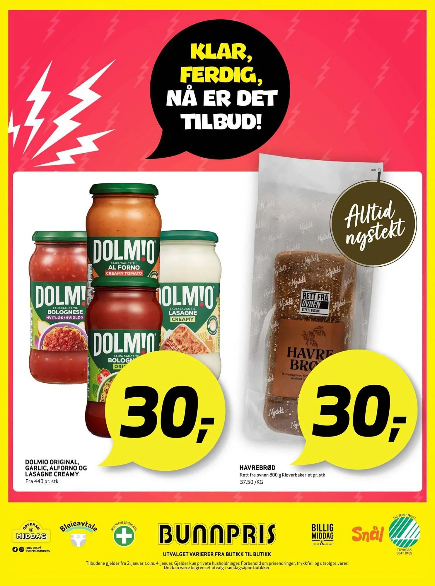 Bunnpris kundeavis fra 2. januar til 5. januar 2026 - kundeavisside 8