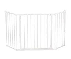 BabyDan Flex M sikkerhetsgrind, hvit, 90-146 cm