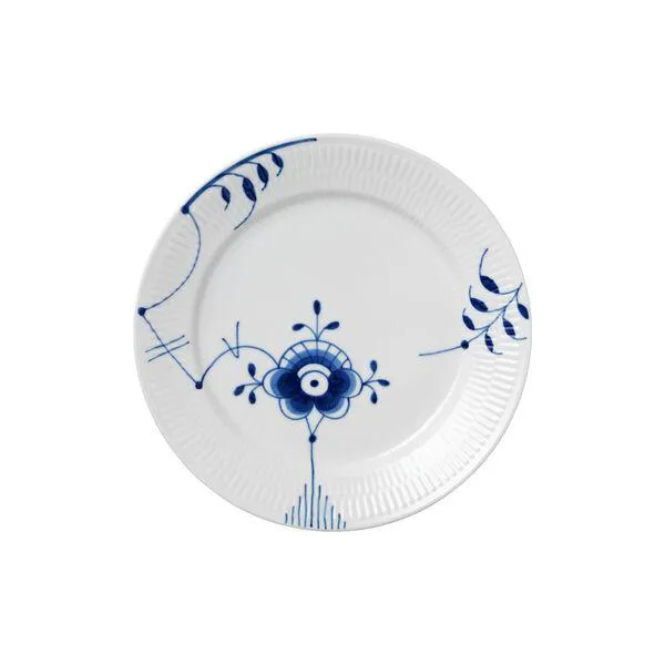 Blå Mega Riflet tallerken Ø 27 cm, dekorasjon #6